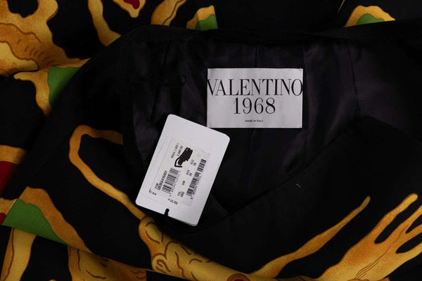 Valentino 1968 Re-Edition Wool Silk Dragon Skirt –Pierre Piccoli