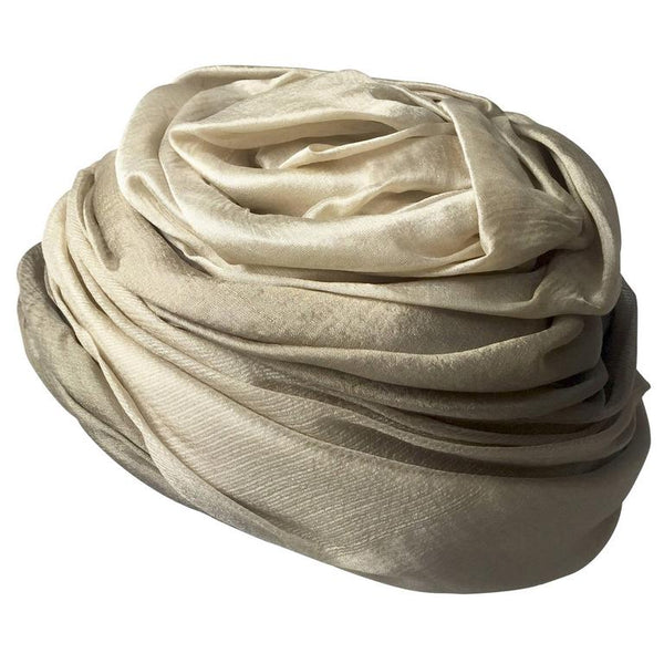 1950s Christian Dior Ombre Silk Turban Hat