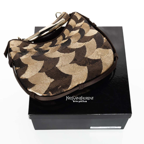 Saint laurent snakeskin top bag