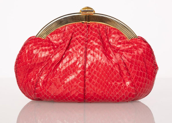 Snakeskin clutch bag 2025