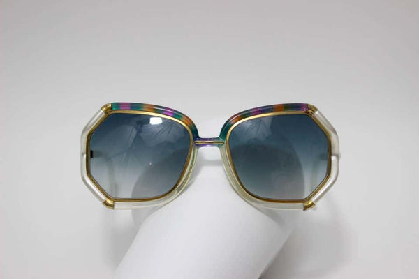 1970s Ted Lapidus Rainbow Frame Sunglasses & Shades