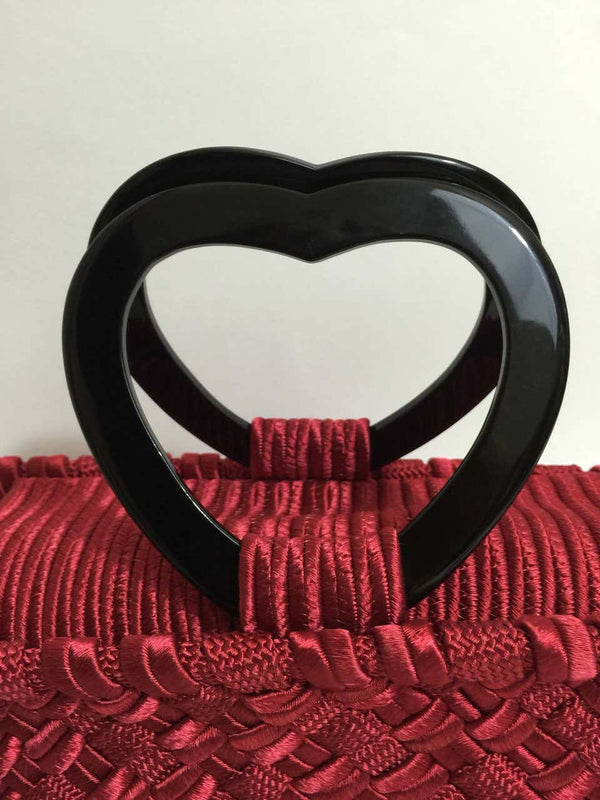 Vintage Yves Saint Laurent "in Love again" Heart handle Bag YSL