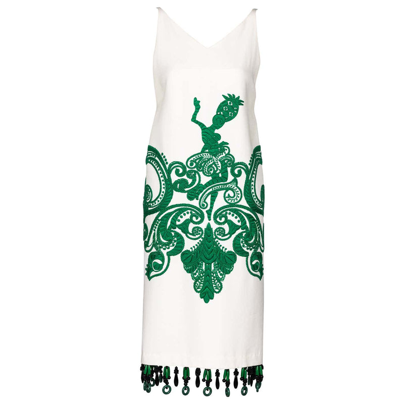 Prada S/S 2011 Runway Look #28 Embroidered Beaded Modern Flapper Dress