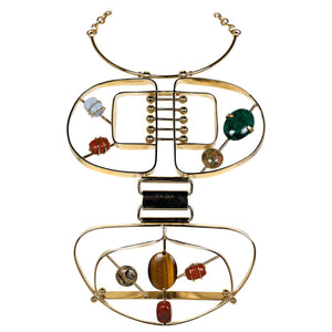 Missoni Fall 2008 Runway Body Necklace — Sculptural, Semi-Precious, Iconic