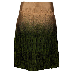 Prada Fall/Winter 2007 Runway Ombré Textured Skirt