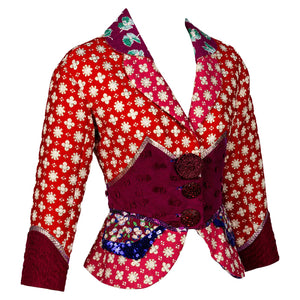 Louis Vuitton by Marc Jacobs Spring 2005 Runway Brocade Sequin Jacket