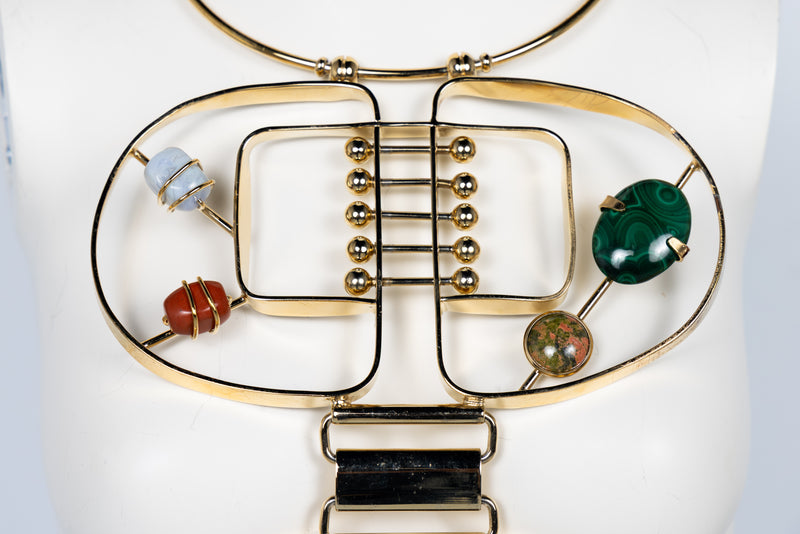 Missoni Fall 2008 Runway Body Necklace — Sculptural, Semi-Precious, Iconic