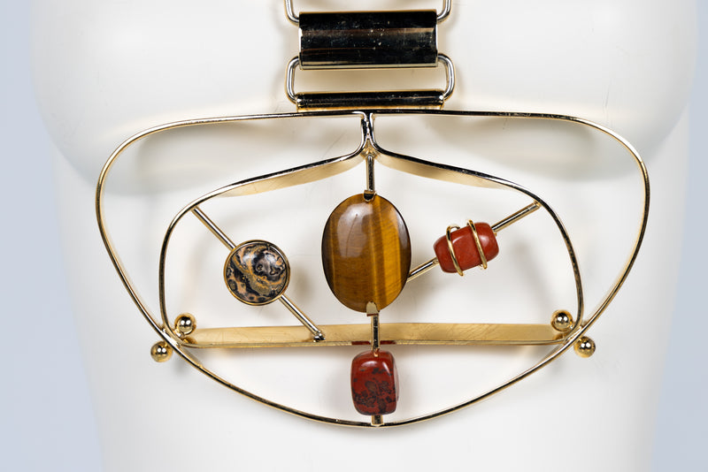 Missoni Fall 2008 Runway Body Necklace — Sculptural, Semi-Precious, Iconic