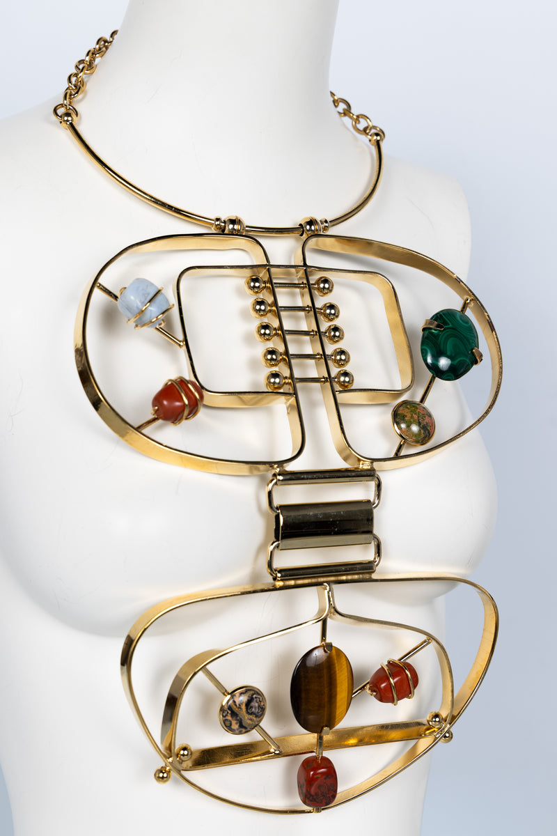 Missoni Fall 2008 Runway Body Necklace — Sculptural, Semi-Precious, Iconic