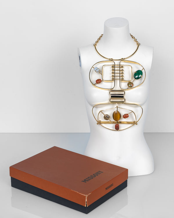 Missoni Fall 2008 Runway Body Necklace — Sculptural, Semi-Precious, Iconic