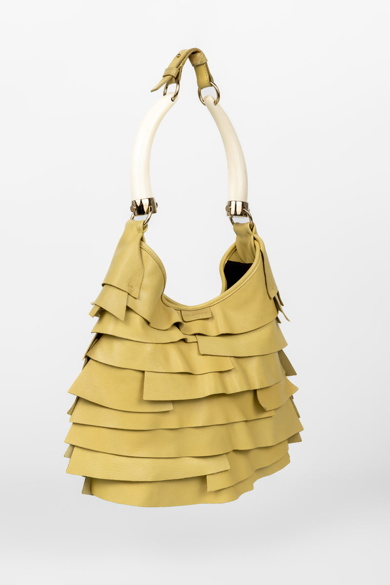 Yves Saint Laurent Tom Ford Butter Yellow Leather Mombasa Bag, 2004
