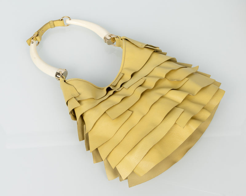 Yves Saint Laurent Tom Ford Butter Yellow Leather Mombasa Bag, 2004