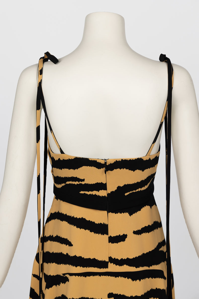 Proenza Schouler Fall 2018 Tiger Print Cutout Dress