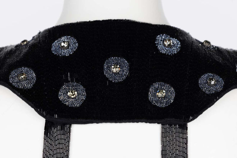 Fendi Karl Lagerfeld Beaded Crystal Harness Belt Vest