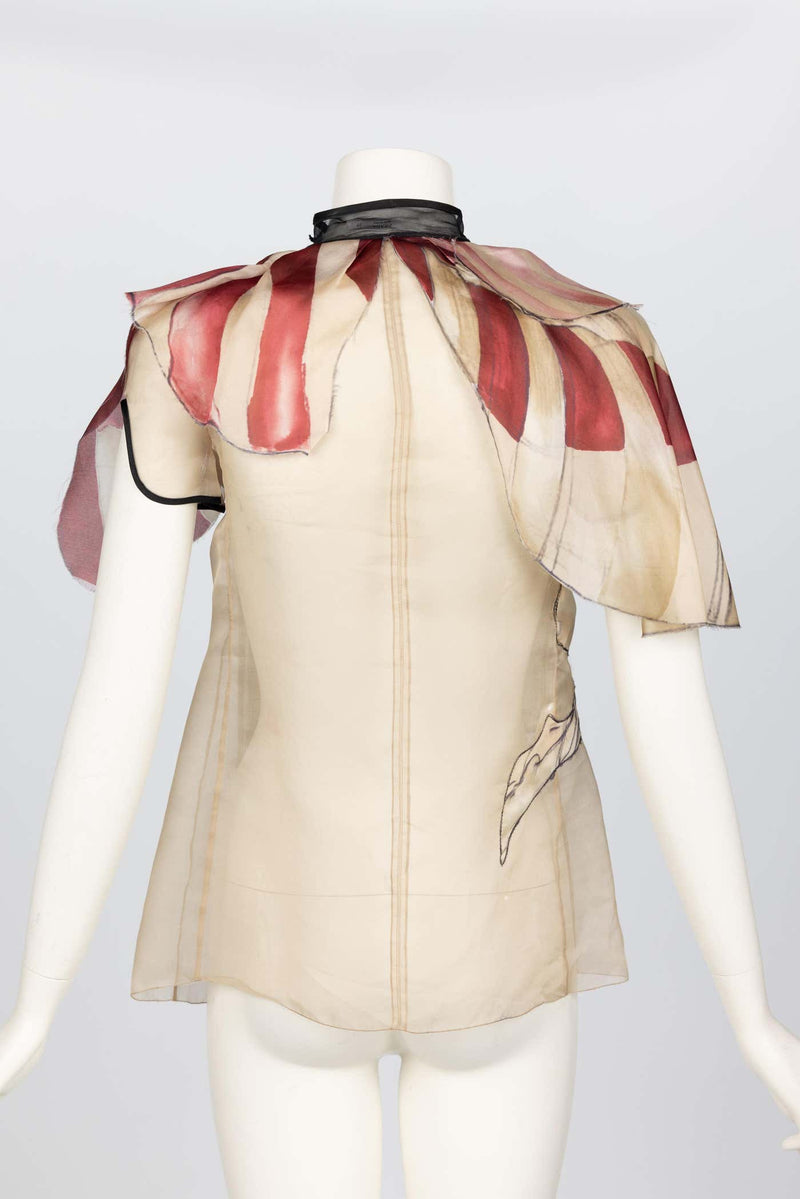Prada Fairy Silk Organza Top Spring 2008 James Jean