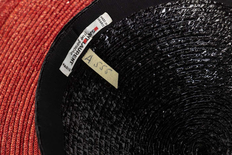 Yves Saint Laurent Black & Red Hat 1985 YSL
