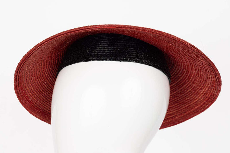 Yves Saint Laurent Black & Red Hat 1985 YSL