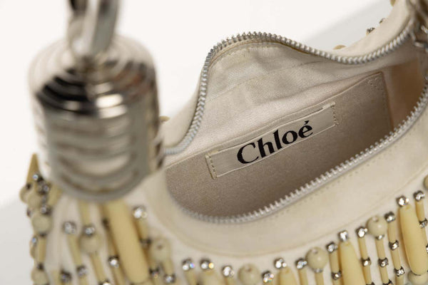 Vintage Chloé Phoebe Philo Beaded Crystal Bracelet Bag
