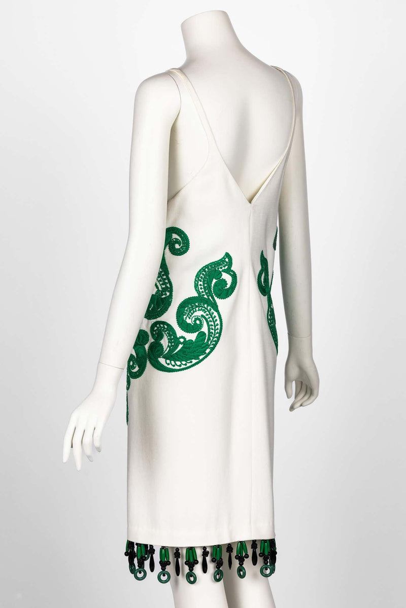 Prada S/S 2011 Runway Look #28 Embroidered Beaded Modern Flapper Dress