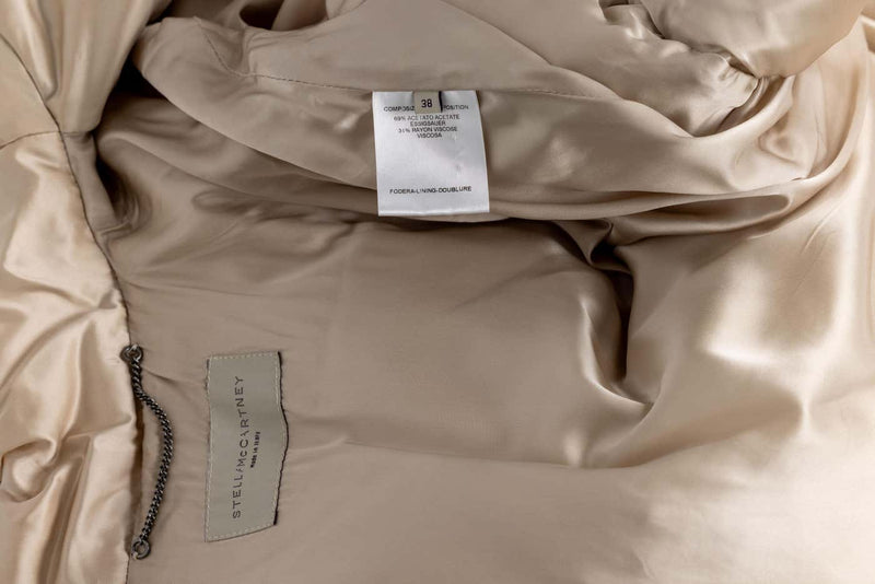 Stella McCartney F/W 2004 Champagne Sculptural Show Stopping Puffer Jacket