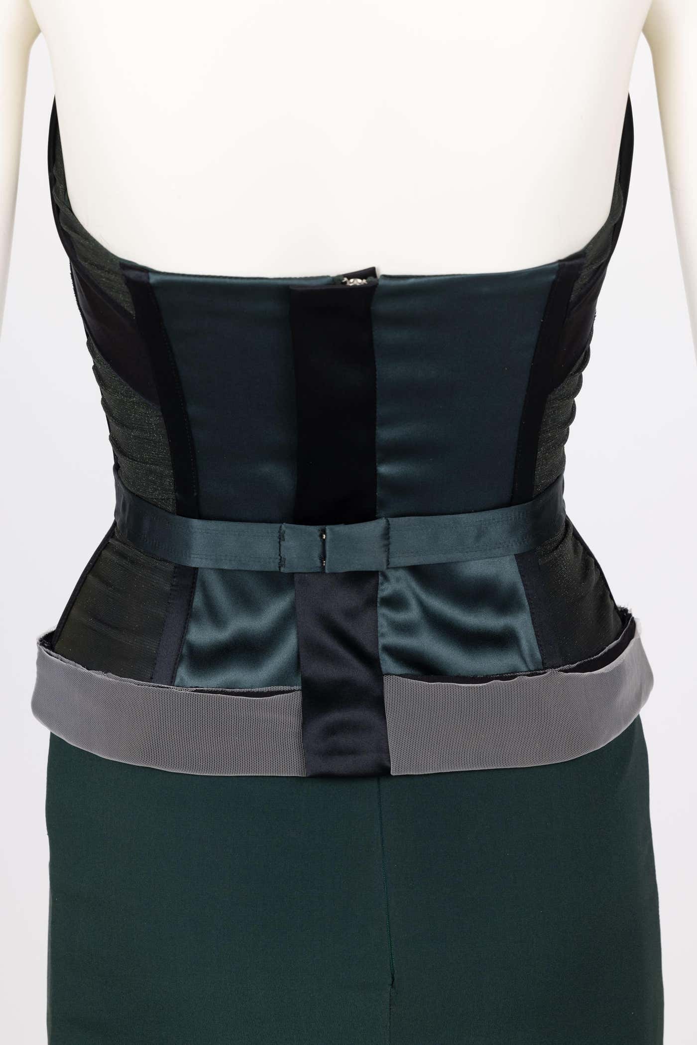 Stella McCartney F/W 2003 Runway Strapless Corset Dress – Basha Gold