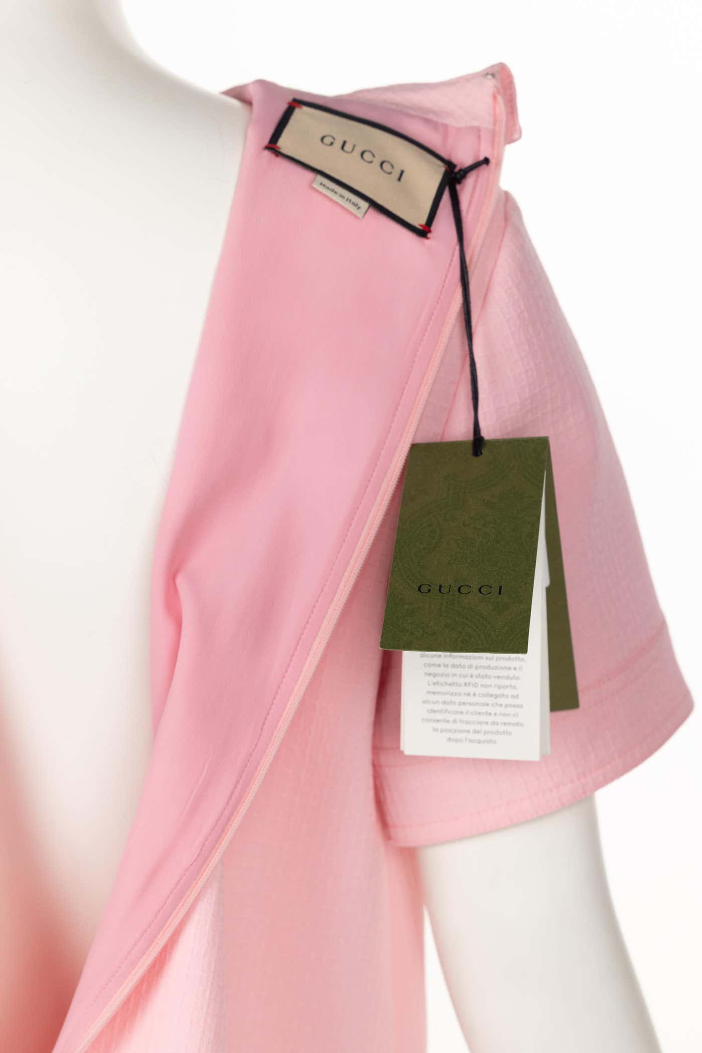 Gucci Pink Textured Chain Trim Mini Dress New w/ Tags – Basha Gold