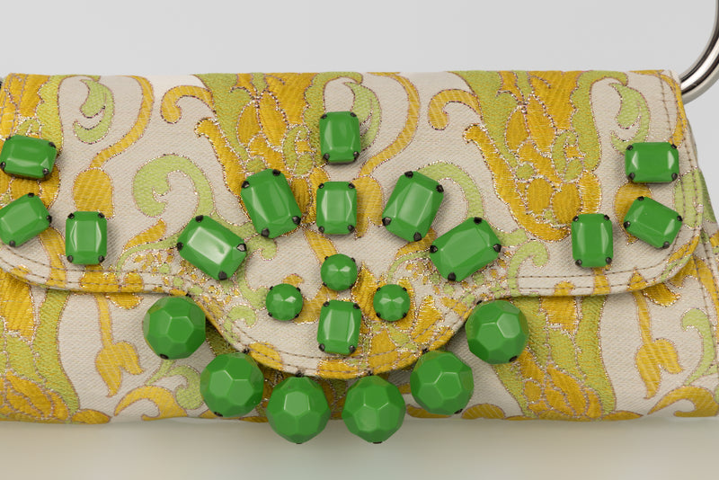 Prada Spring 2003 Jeweled Brocade Swing Bag – Iconic Y2K