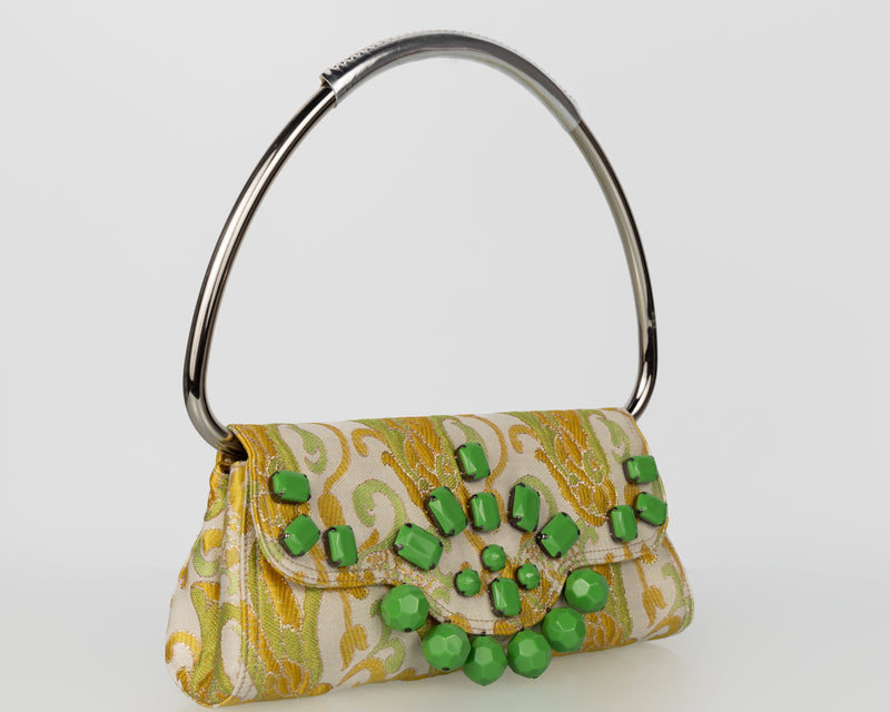 Prada Spring 2003 Jeweled Brocade Swing Bag – Iconic Y2K