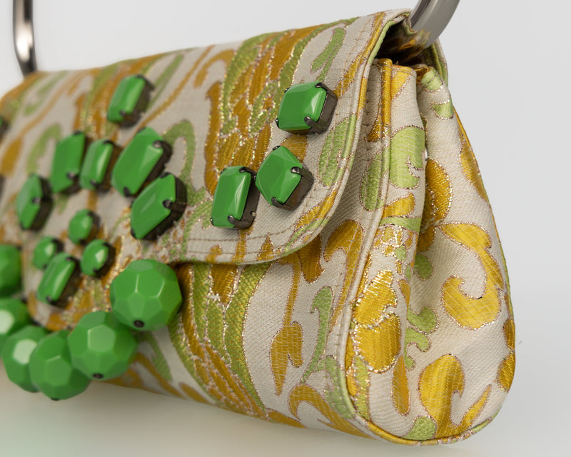 Prada Spring 2003 Jeweled Brocade Swing Bag – Iconic Y2K