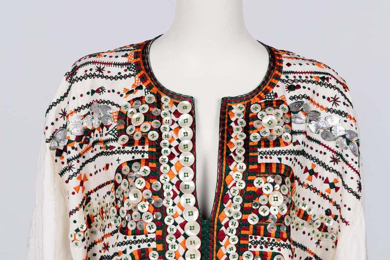 Chloé Fall 2016 Embroidered Caftan Dress Look 15 – Runway Clare Waight Keller