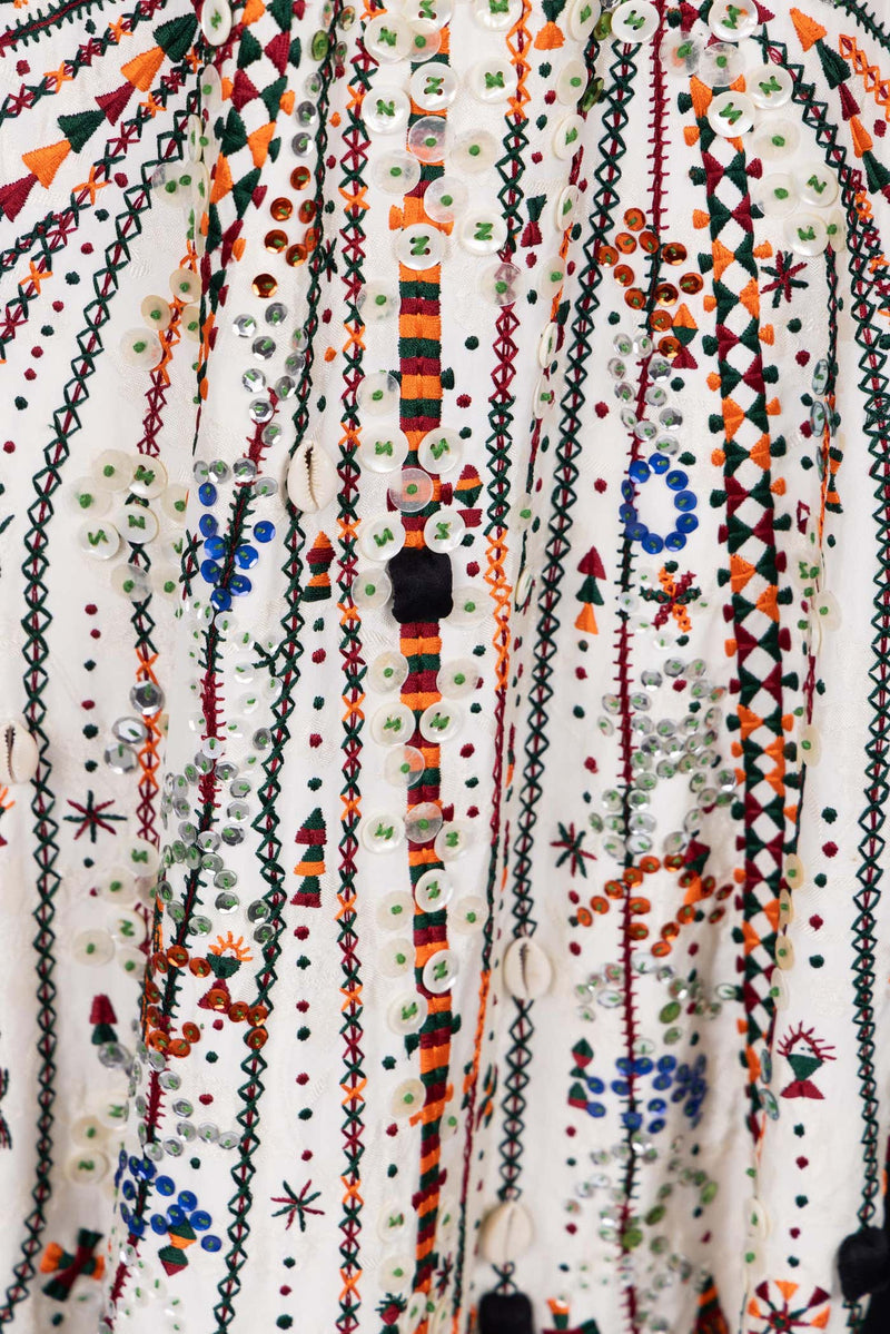 Chloé Fall 2016 Embroidered Caftan Dress Look 15 – Runway Clare Waight Keller