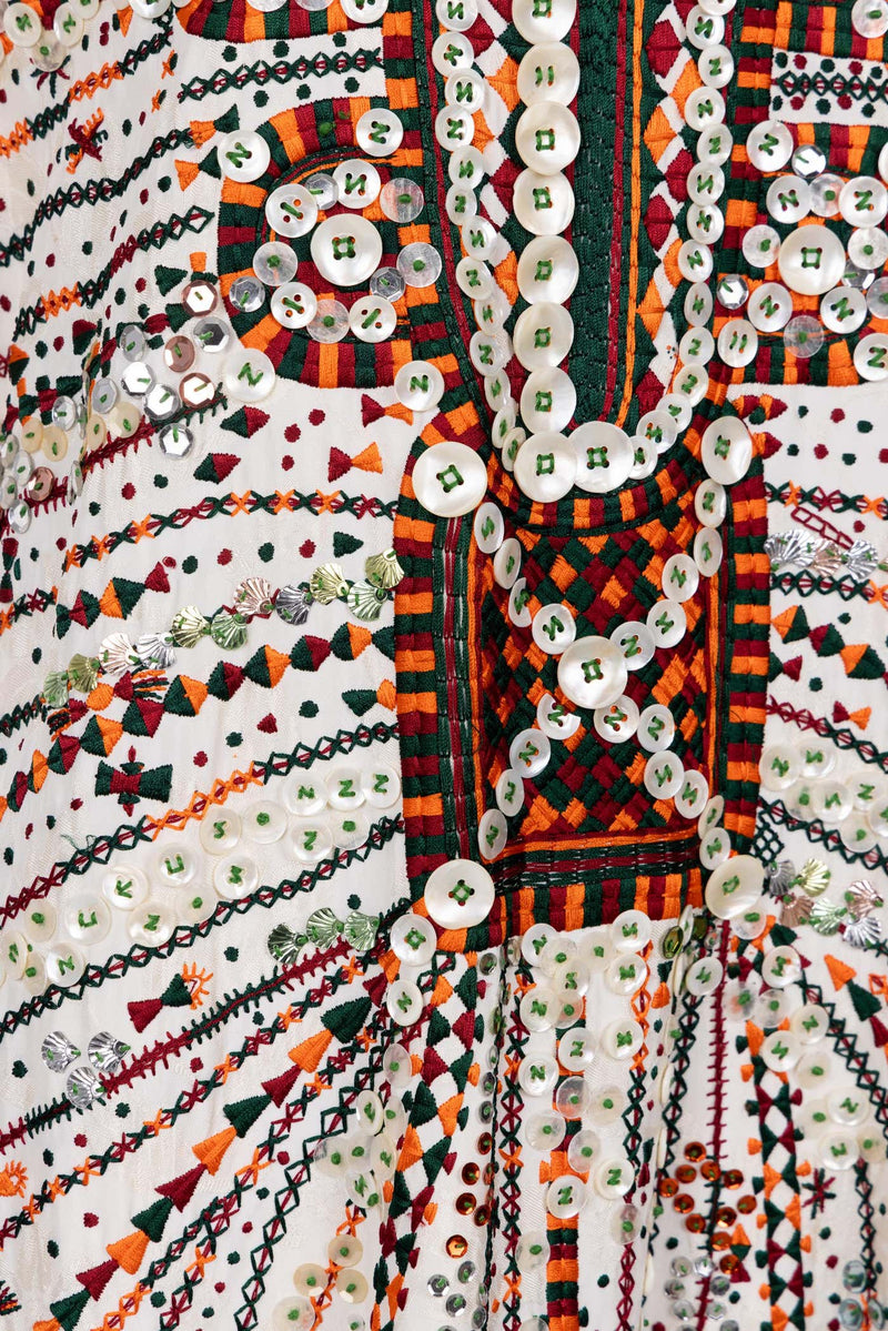 Chloé Fall 2016 Embroidered Caftan Dress Look 15 – Runway Clare Waight Keller