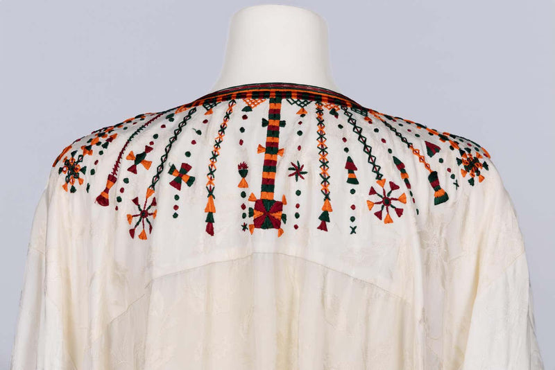Chloé Fall 2016 Embroidered Caftan Dress Look 15 – Runway Clare Waight Keller