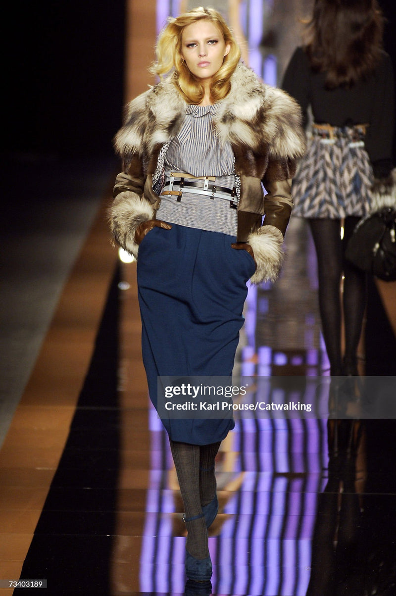 Missoni Fall 2007 Multicolor Leather Lattice Runway Belt