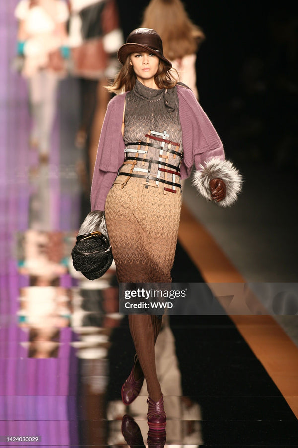 Missoni Fall 2007 Multicolor Leather Lattice Runway Belt