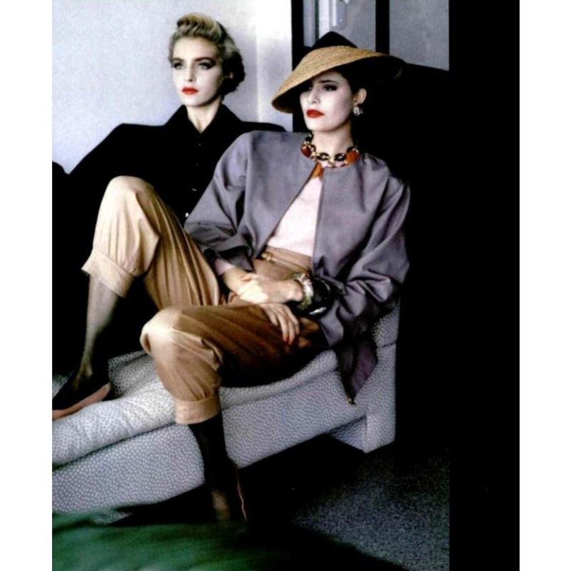 Yves Saint Laurent Black & Red Hat 1985 YSL