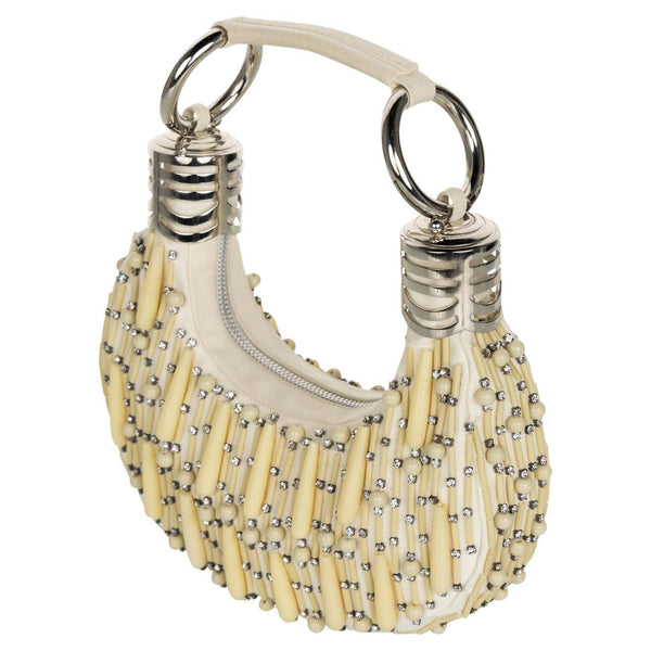 Vintage Chloé Phoebe Philo Beaded Crystal Bracelet Bag