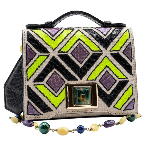 Andrew GN Multicolored Semi-precious Stones Bag F/W 2015
