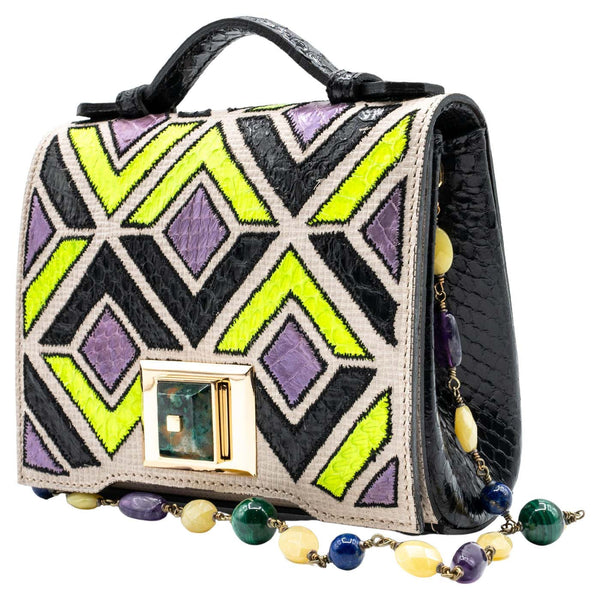 Andrew GN Multicolored Semi-precious Stones Bag F/W 2015