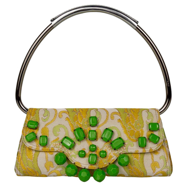 Prada Spring 2003 Jeweled Brocade Swing Bag – Iconic Y2K
