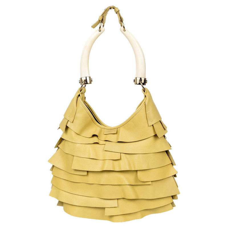Yves Saint Laurent Tom Ford Butter Yellow Leather Mombasa Bag, 2004