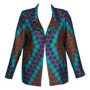 Vintage Galanos Polka Dot Jacket 1980s