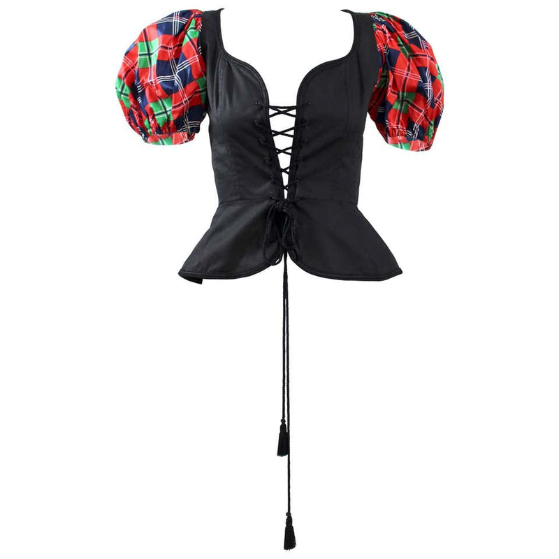 Yves Saint Laurent Vintage Russian Collection Corset Lace Up