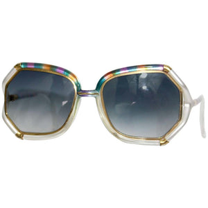 1970s Ted Lapidus Rainbow Frame Sunglasses & Shades