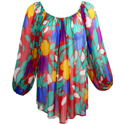 1979 Yves Saint Laurent Silk Floral Print Blouse Documented YSL