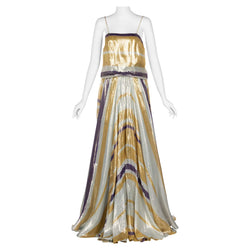 Lanvin Alber Elbaz Resort 2012 Gold & Silver Gown