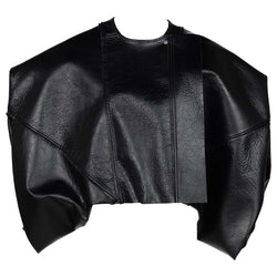Rick Owens Lilies Sculptural Black Leather Jacket New Tags