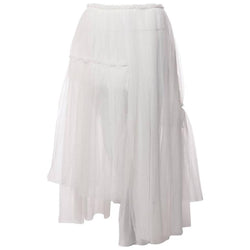 2007 Rei Kawakubo Comme des Garçons White Layered Tulle Skirt