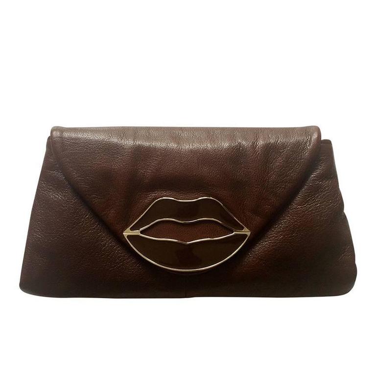Yves Saint Laurent Dali Lips Clutch YSL 2003 Tom Ford Era Collectors