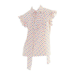 Saint Laurent Vintage Polka Dot Blouse YSL